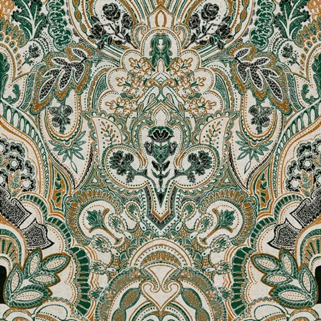 Utopia Absolute Loveliness - Beautiful Damask Dangereuse Gin Bottle Green