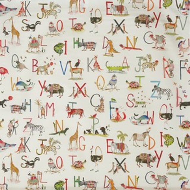 Prestigious Textiles My World Animal Alphabet Fudge