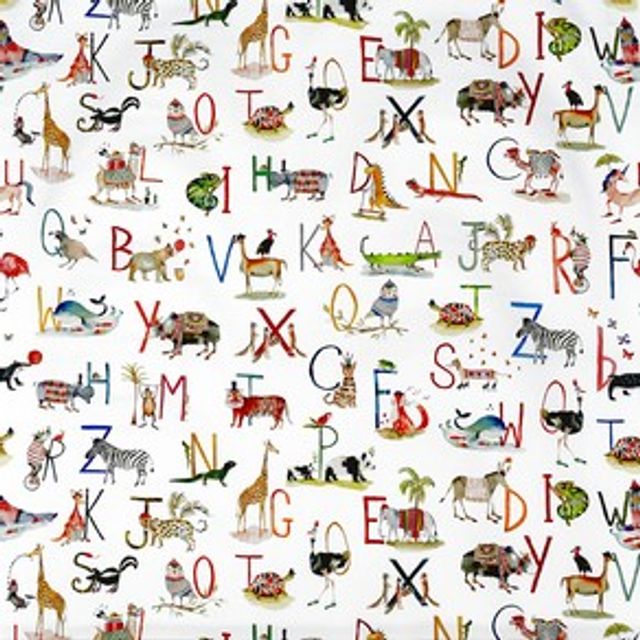 Prestigious Textiles My World Animal Alphabet Paintbox