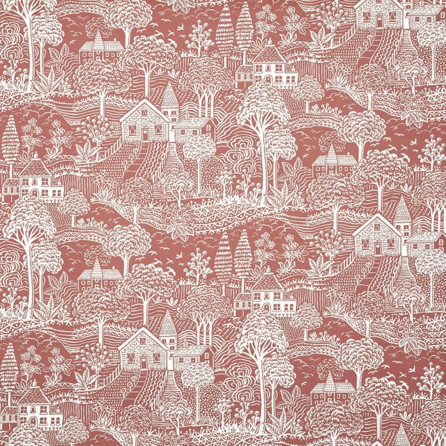 Prestigious Textiles Poetry Novel Copper Upholstery Fabric