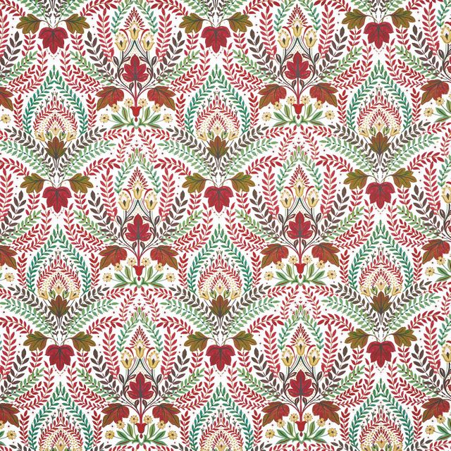Prestigious Textiles Poetry Script Cherry
