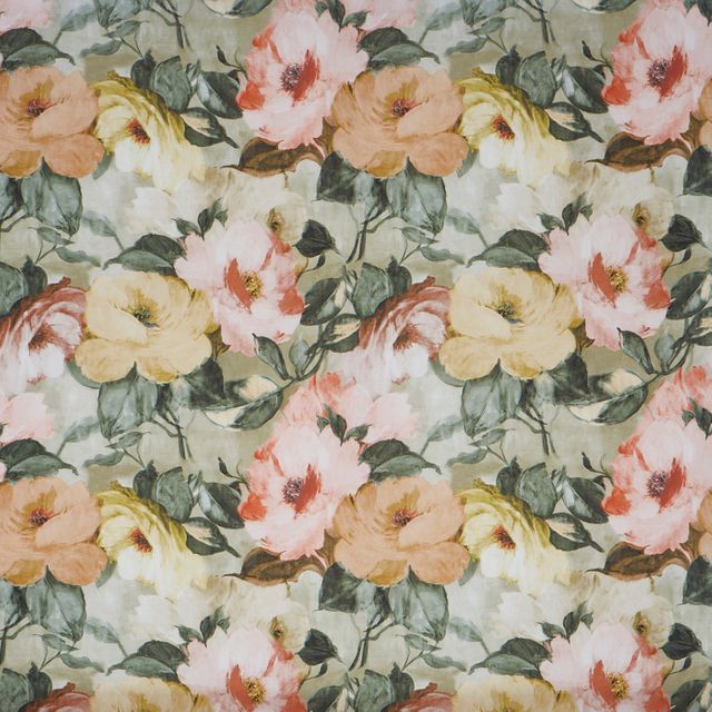Prestigious Textiles Painted Canvas Amelia Papaya