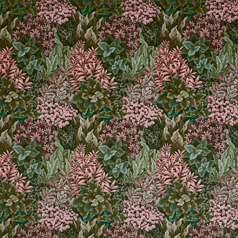 Garden Wall Coral Upholstery Fabric