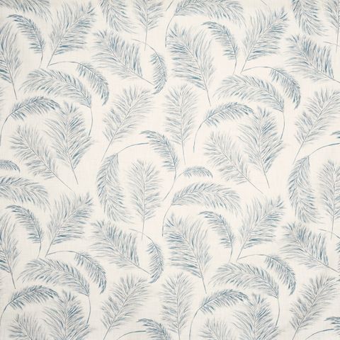 Pampas Grass Bluebell Upholstery Fabric