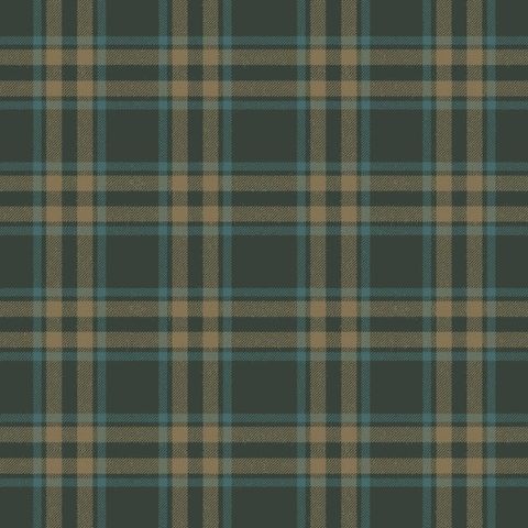 Arran Check Large Midnight 16 Upholstery Fabric