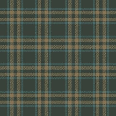 Arran Check Large Midnight 16 Upholstery Fabric