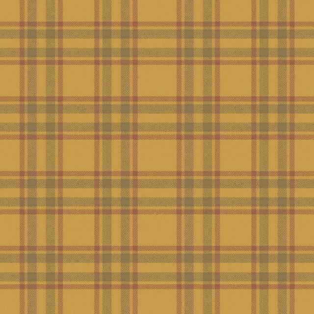 Arley House Tobermory Arran Check Large Gold 29 Upholstery Fabric