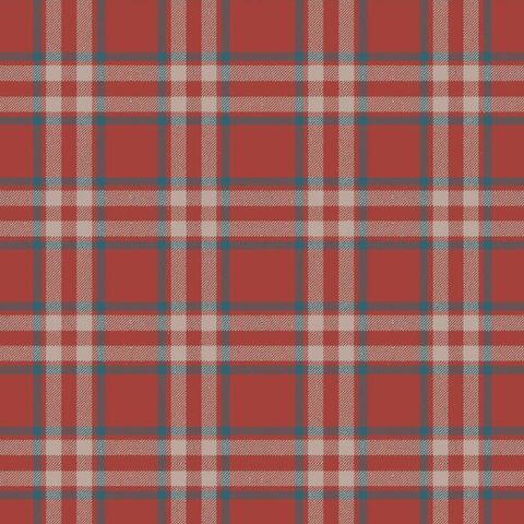 Arran Check Large Scarlet 38 Upholstery Fabric