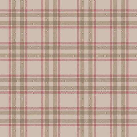 Arran Check Large Latte 42 Upholstery Fabric