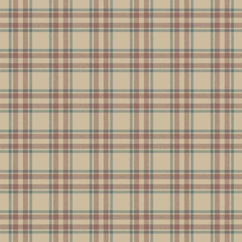 Arran Check Small Sand Upholstery Fabric