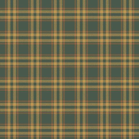 Arran Check Small Forest Upholstery Fabric