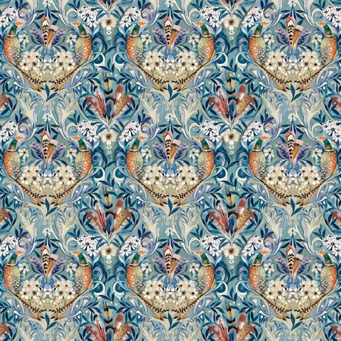 Baby Rostherne Sky Upholstery Fabric