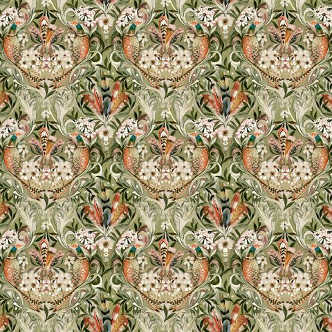 Baby Rostherne Pine Upholstery Fabric