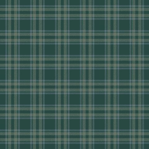 Arran Check Small Sage Upholstery Fabric