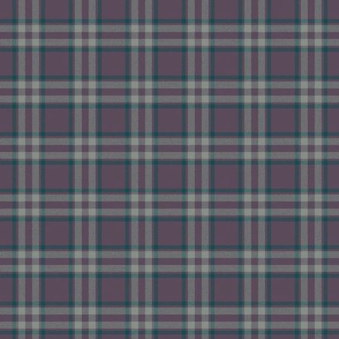 Arran Check Small Heather Upholstery Fabric