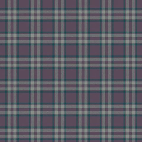 Arran Check Small Heather