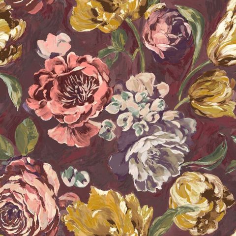 Bronte Mulberry Upholstery Fabric