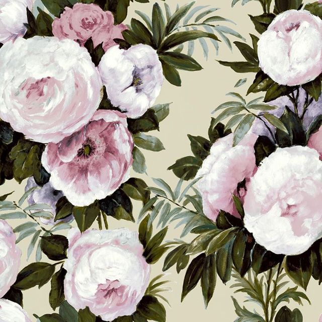 Arley House Fabiola Bloom Fabiola Bloom Pink Upholstery Fabric