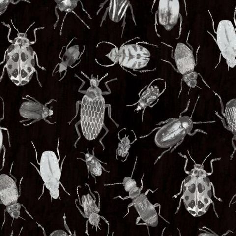 Beetle Smoke Upholstery Fabric