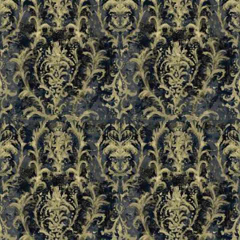 Bergamo Charcoal/Gold Upholstery Fabric