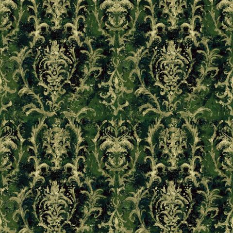 Bergamo Forest/Gold Upholstery Fabric