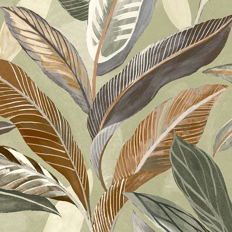 Grande Oasis Autumn Upholstery Fabric