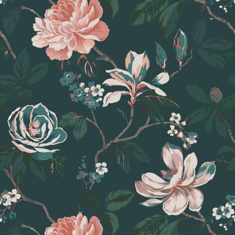 Kew Teal Upholstery Fabric