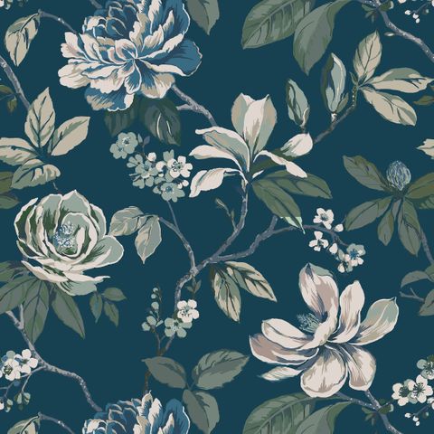 Kew Azure Upholstery Fabric