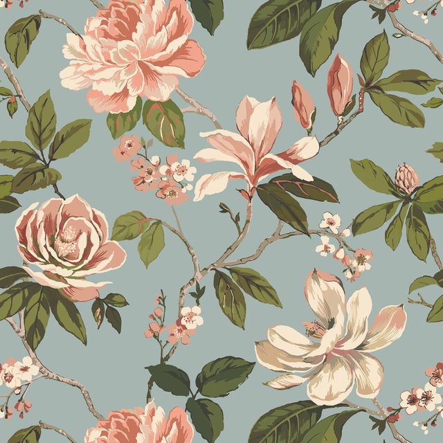 Arley House Kew Kew Sky Upholstery Fabric
