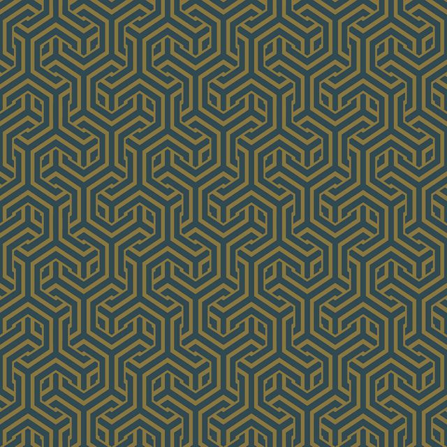 Arley House Java Opus Blue/Mustard