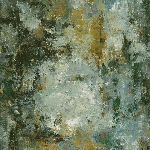 Oxidize Sage Gold Upholstery Fabric