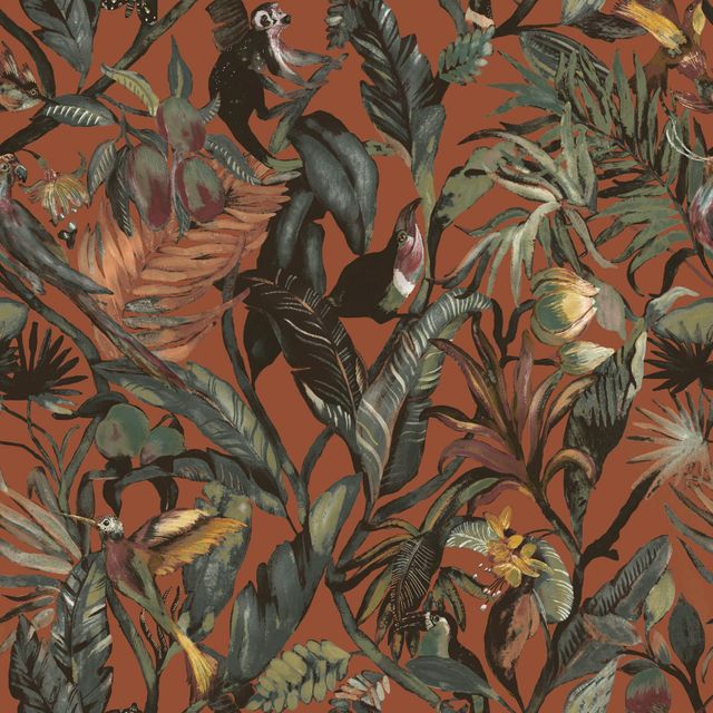 Arley House Java Sumatra Amber Upholstery Fabric
