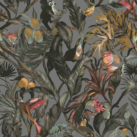 Sumatra Steel Grey Upholstery Fabric