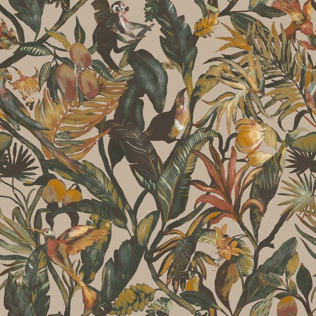 Arley House Java Sumatra Ivory Upholstery Fabric