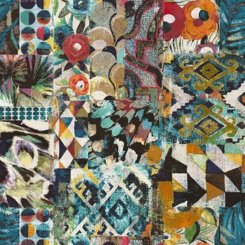 Arley House Java Zoe Multi Upholstery Fabric