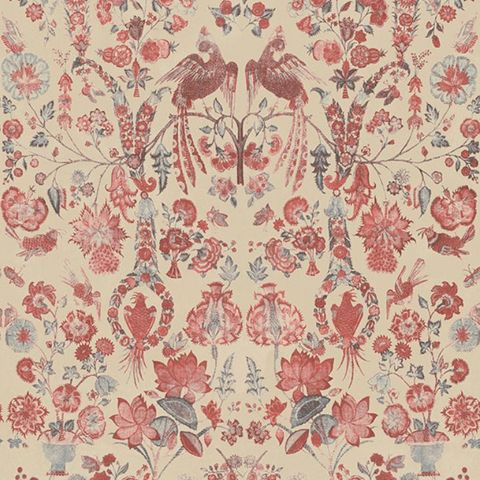 V&A Coromandel Rose Upholstery Fabric