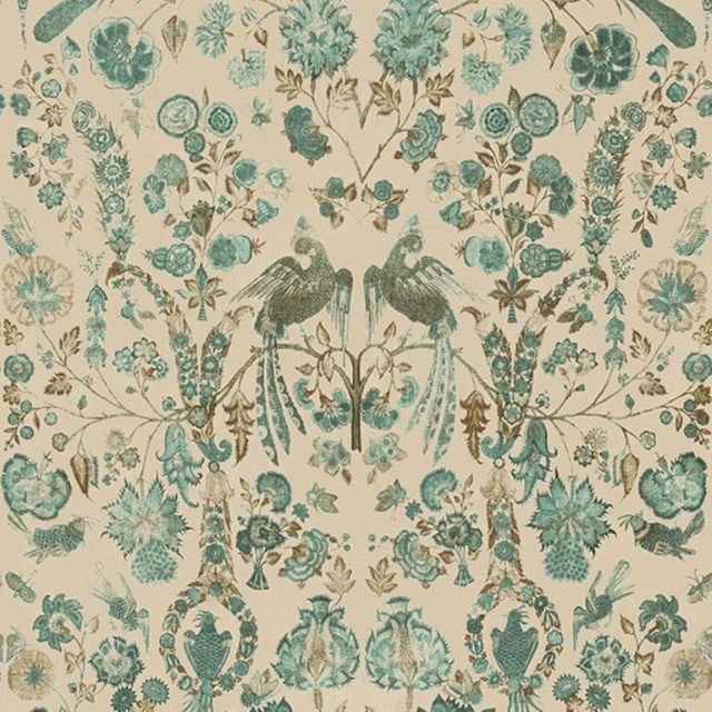 Arley House V&A V&A Coromandel Emerald Upholstery Fabric