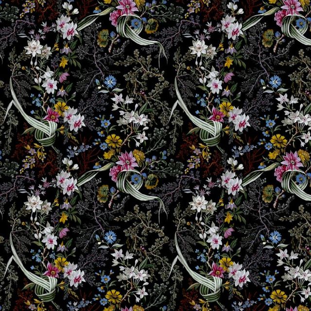 Arley House V&A Floral Abundance V&A Floris Jet Black