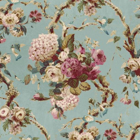 V&A Georgette Jade Upholstery Fabric