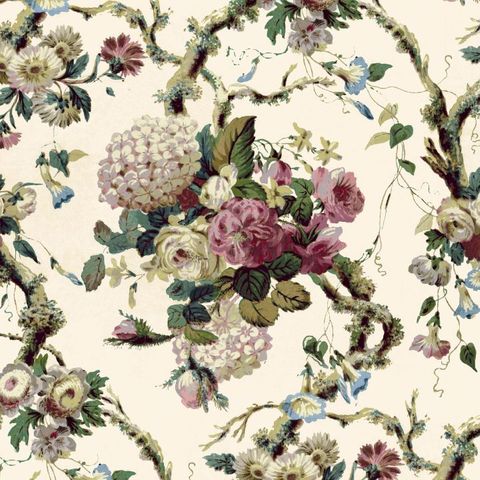 V&A Georgette Rose Upholstery Fabric