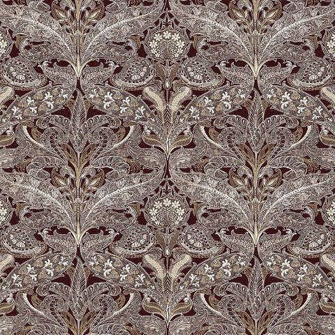 V&A Lacewings Cocoa Upholstery Fabric