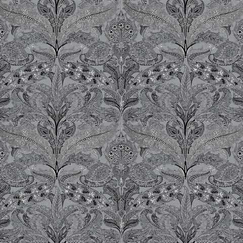 V&A Lacewings Slate Grey Upholstery Fabric