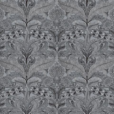 V&A Lacewings Slate Grey Upholstery Fabric