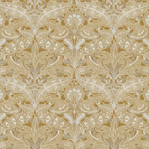 V&A Lacewings Gold Upholstery Fabric