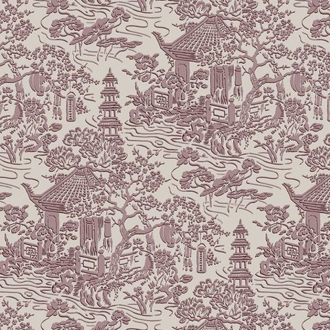 Arley House V&A Classic Collection V&A Pagoda Pink Fabric