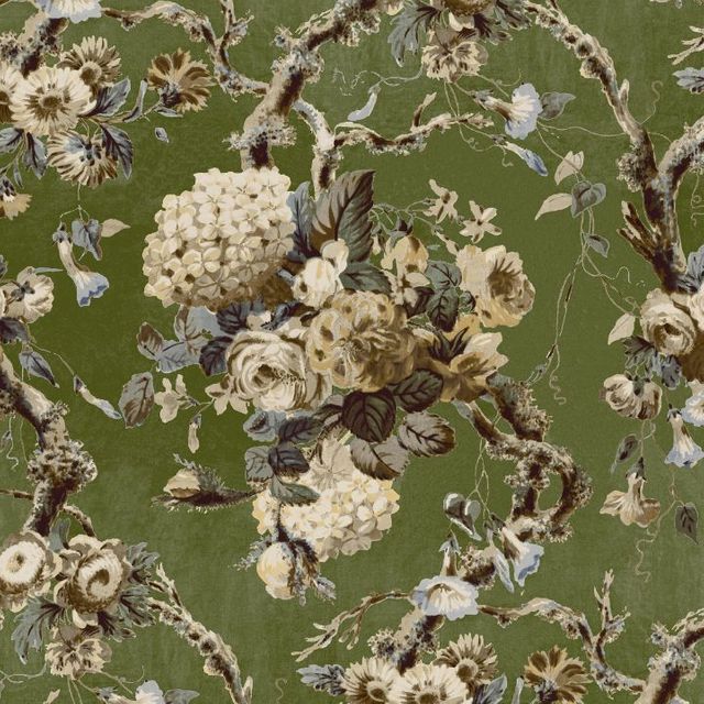 Arley House V&A Floral Abundance V&A Georgette Olive