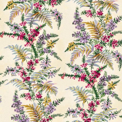 V&A Heather & Fern Chintz Upholstery Fabric