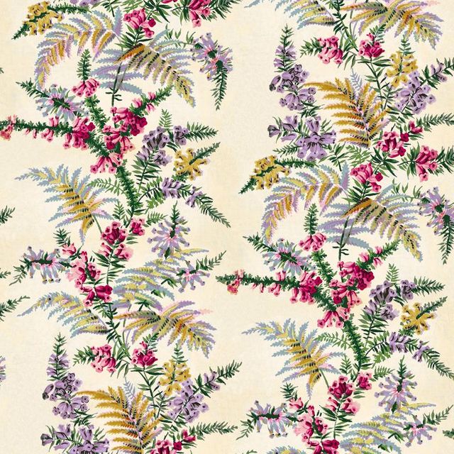 V&A Heather & Fern Chintz