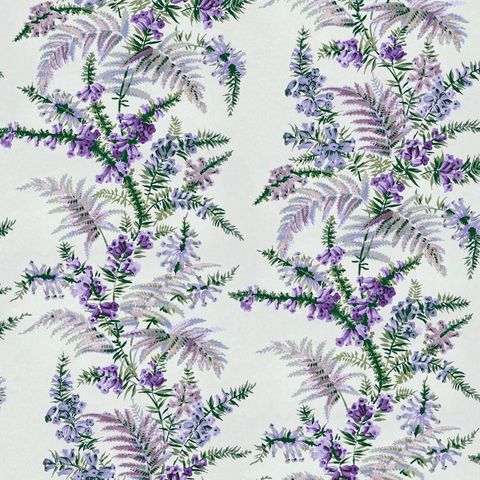 V&A Heather & Fern Lilac Upholstery Fabric