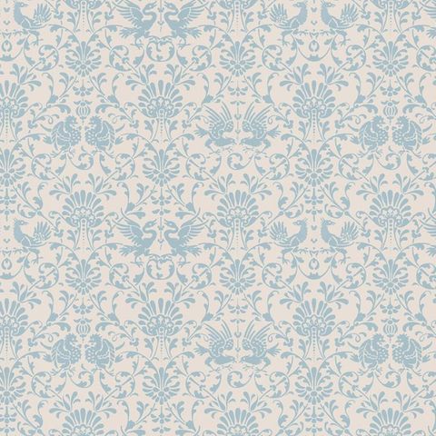 V&A Heraldic Birds Duck Egg